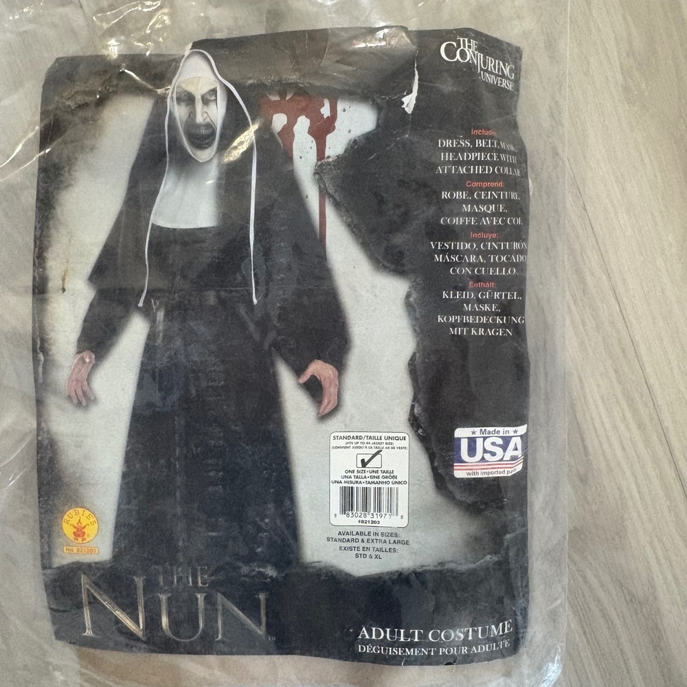 Rubie's The Nun Adult Costume - Black and White